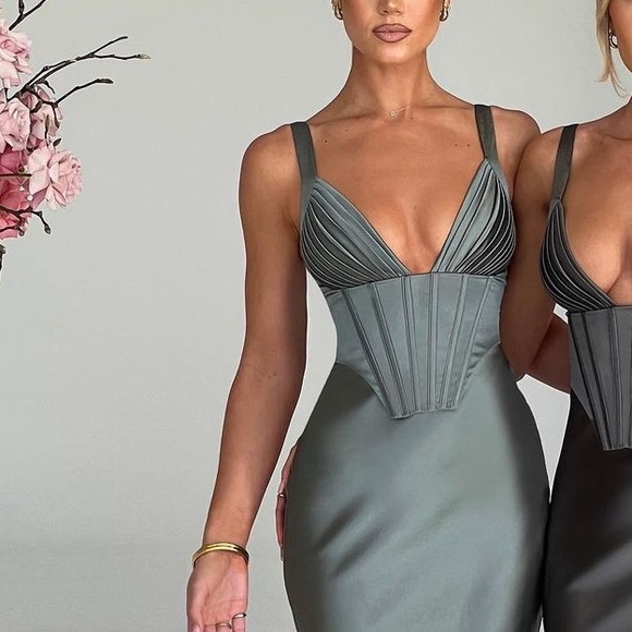 COPY - Babyboo Dress Shae - Sage - Picture 2 of 6